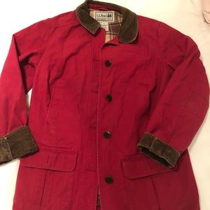 L.L. Bean Adirondack Barn Coat XS Red